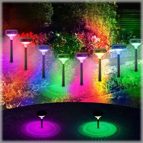 color changing solar path lights|8.